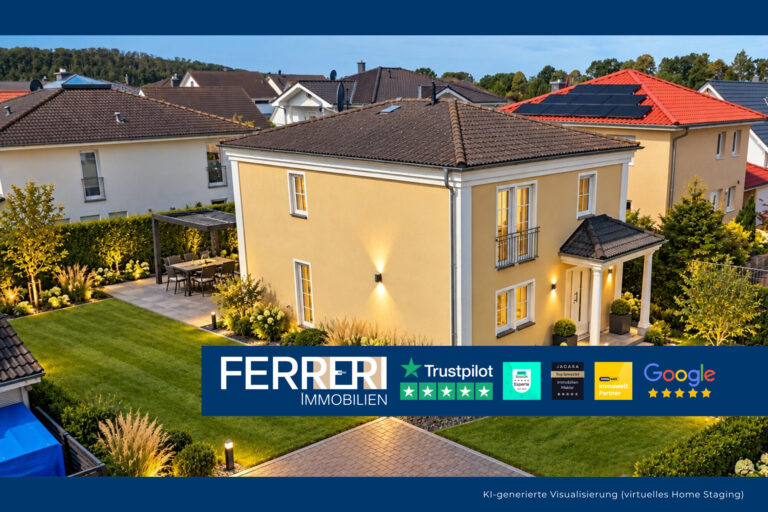 Malerische neuwertige Stadtvilla in Nidderau-Windecken (4 Zimmer / 168 m²)! Erstbezug! Baujahr 2006!
