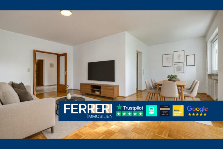 RESERVIERT! 4-Zi-Whg (105 m²) in Mühltal! Zugang barrierefrei, 2 Balkone, Keller, Garage ++