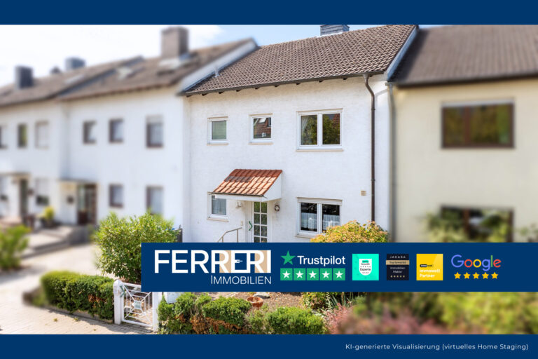 Viel Platz für die Familie: Reihenmittelhaus mit Garten und Gestaltungspotenzial in Rüsselsheim
