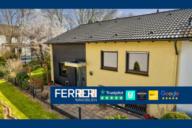 Split-Level-Doppelhaushälfte (5 Zi) in Bischofsheim – Premium-Lage ++ Pärchen-Wohntraum mit Flair ++