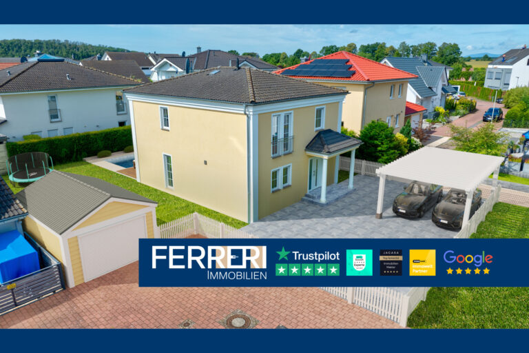 Malerische neuwertige Stadtvilla in Nidderau-Windecken (4 Zimmer / 168 m²)! Erstbezug! Baujahr 2006!